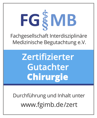 Zertifiziertes Mitglied Chirurgie
